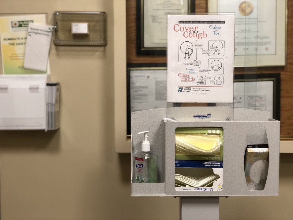 Flu season essentials station