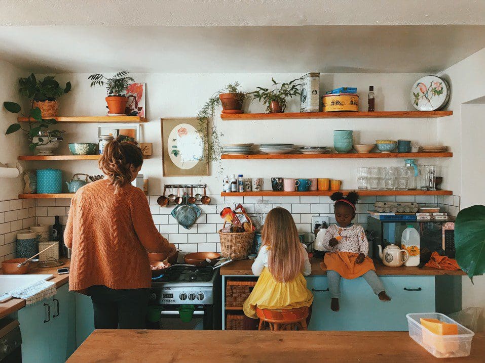 siblings at home