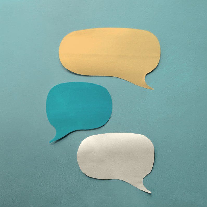 Speech bubbles