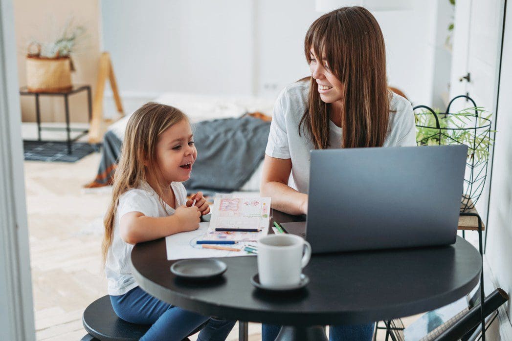 Child participates in CBT therapy.