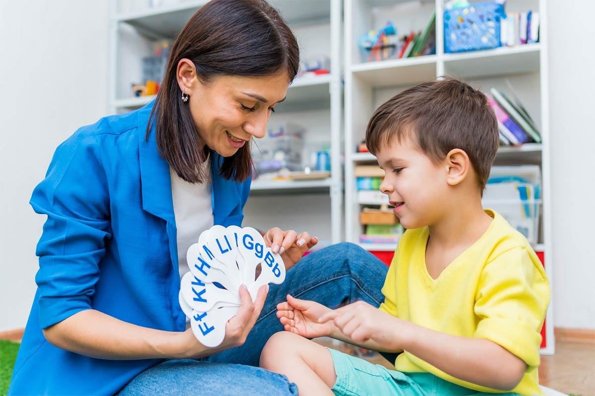 expressive language with a speech therapist.